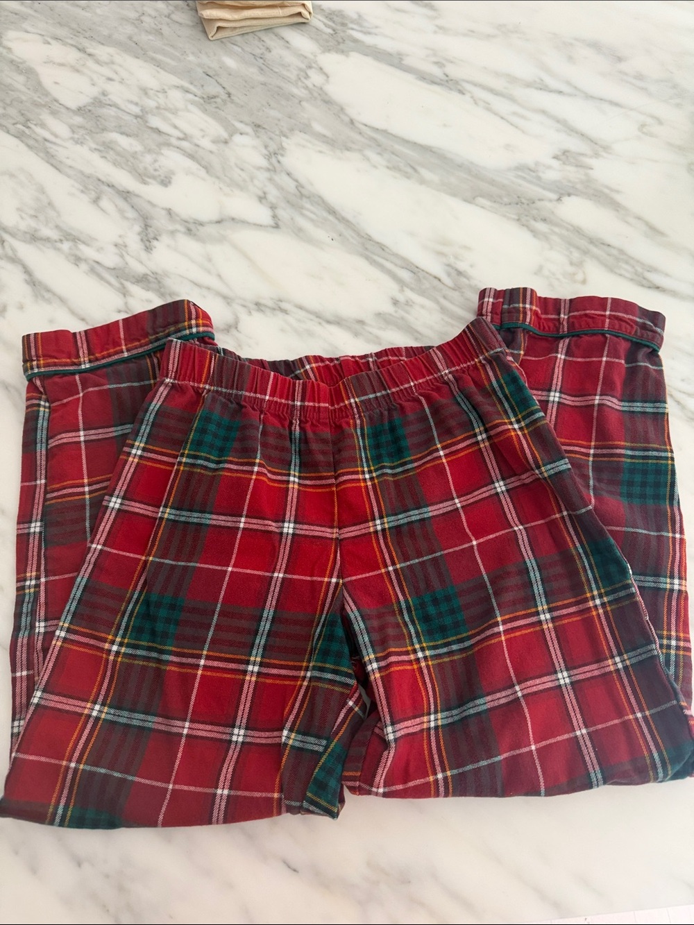 The Company Store Red Plaid Lounge Pants